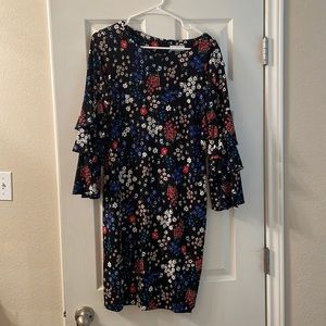 Calvin Klein Floral Midi Dress